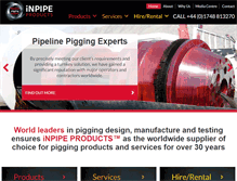 Tablet Screenshot of inpipeproducts.com